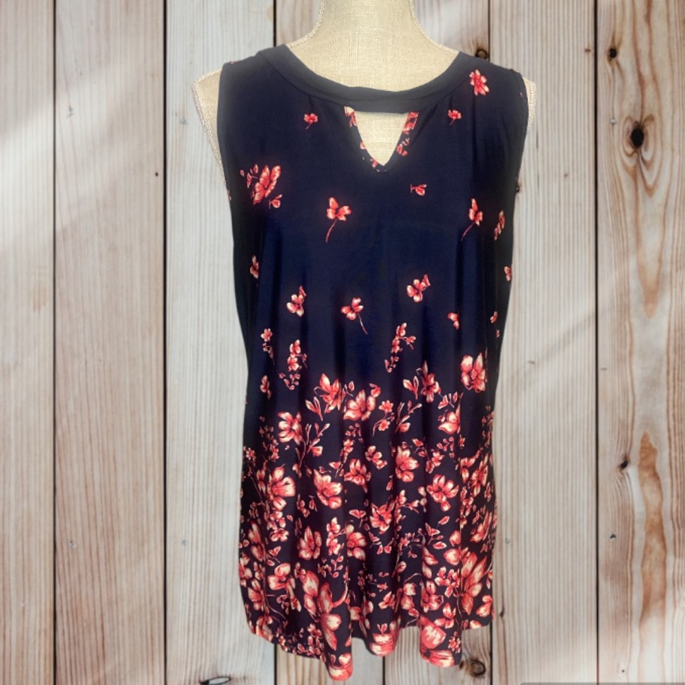 Rue Juju Floral Sleeveless Blouse